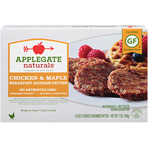 Applegate chicken and maple sausages