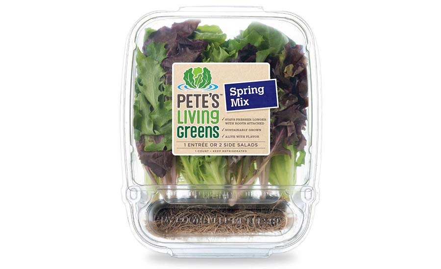 Pete's Living Greens spring mix