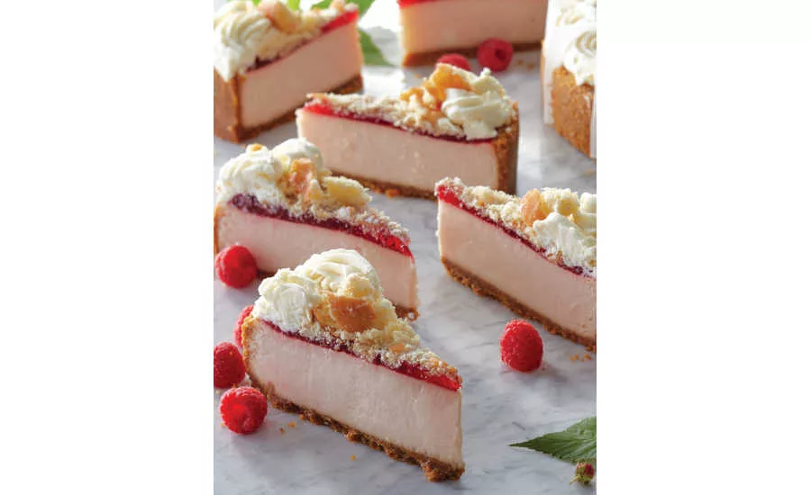 Raspberry Jelly Donut Cheesecake Dessert US Foods