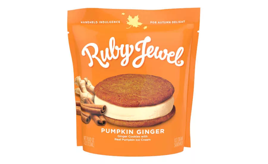Pumpkin Ginger Ice Cream Sandwiches Seasonal Ruby Jewel