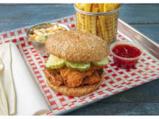 Hot Fried Chicken Sandwich Sprouted Bun Sysco
