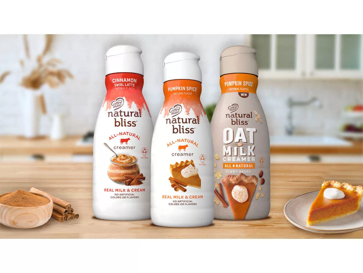 Pumpkin Spice Cinnamon Swirl Coffee Creamers Natural Bliss Nestle