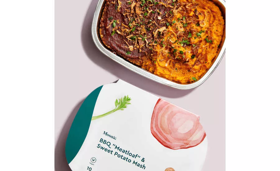 Plant Based BBQ Meatloaf Family Meals Mosaic DTC
