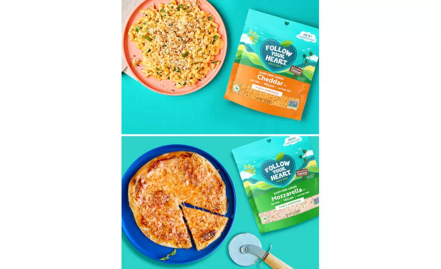Vegan Pizza Shredded Cheese Cheddar Mozzarella Follow Your Heart