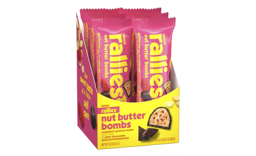 Nut Butters Peanut Butter Raspberry Snack Bar Rallies Nestle