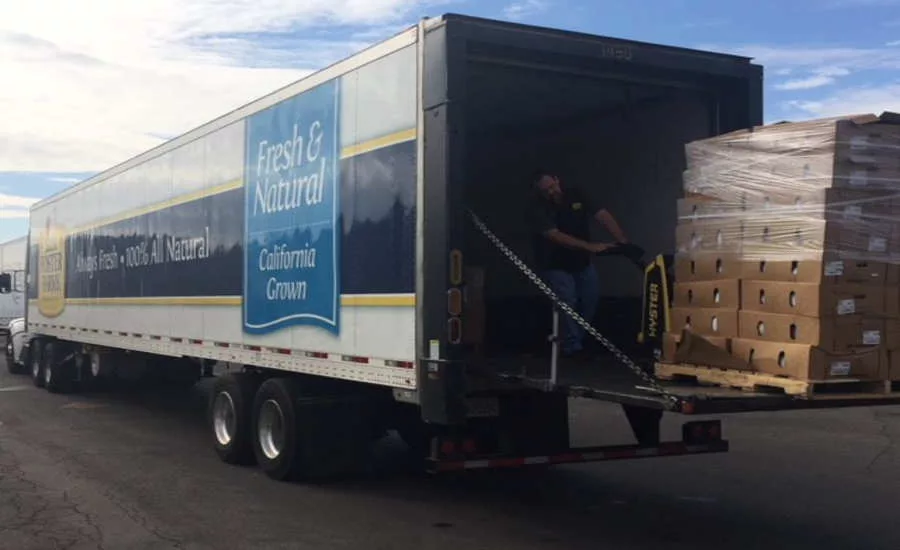 Pallets-of-Foster-Farms-donations-on-truck.jpg