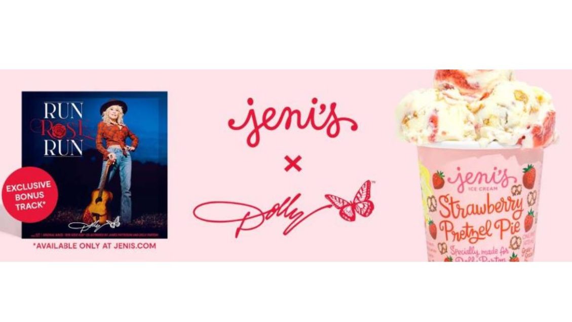Jeni's Superb Ice Creams, Dolly Parton Group Again for Ice Cream, Unique Track