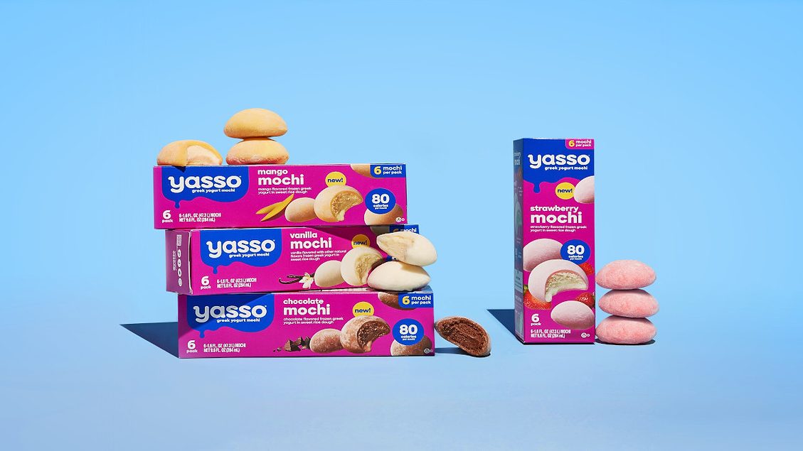 ^ ^YASUIYO^ ^です‼️ Yasso Debuts Greek Yogurt Mochi | Refrigerated & Frozen Foods