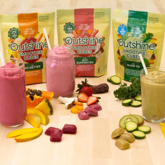 OUTSHINE Launches Smoothie Cubes, Frozen Blender-Free Snack