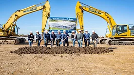Vertical Cold Storage groundbreaking in Kansas City.