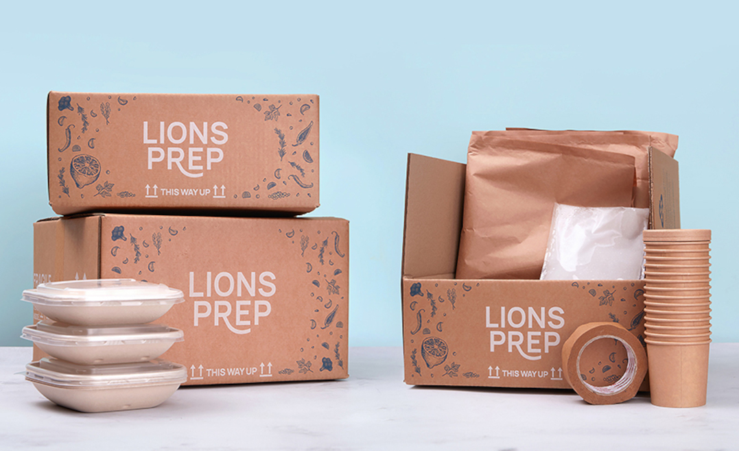 Lions Prep and Ranpak packaging