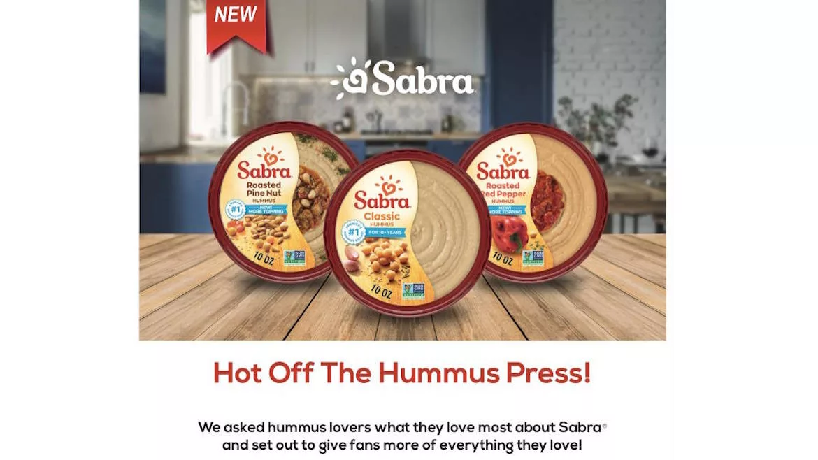 Sabra Hummus now has more toppings.