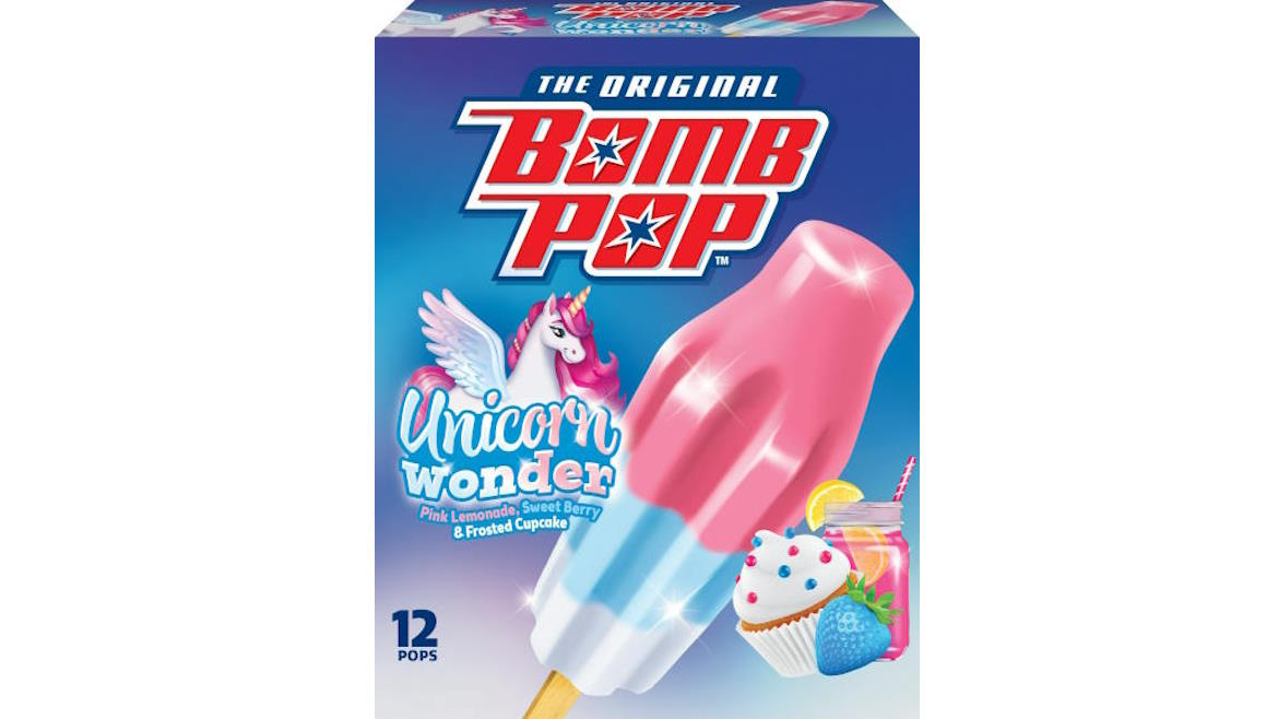 unicorn bomb pop is the latest flavor collaboration for the brand.
