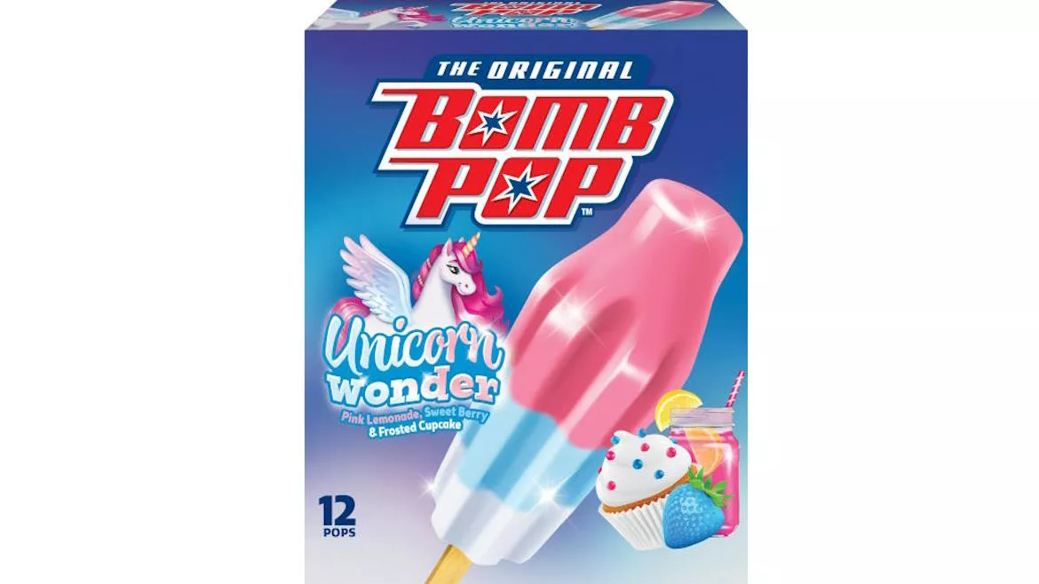 unicorn bomb pop is the latest flavor collaboration for the brand.