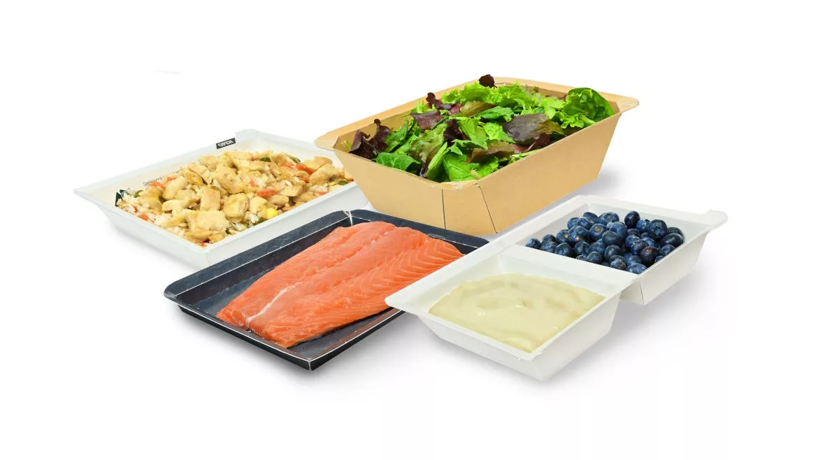 Aptar Halopack's new tray system.