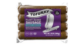 Tofurkey's new sausages. 