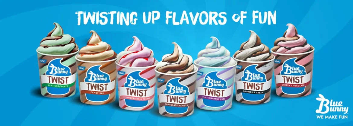 Blue Bunny new twist pints.