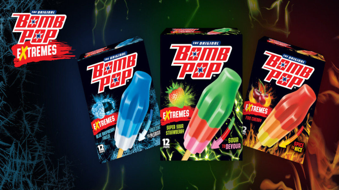 Bomb Pop newest flavors are "extreme."