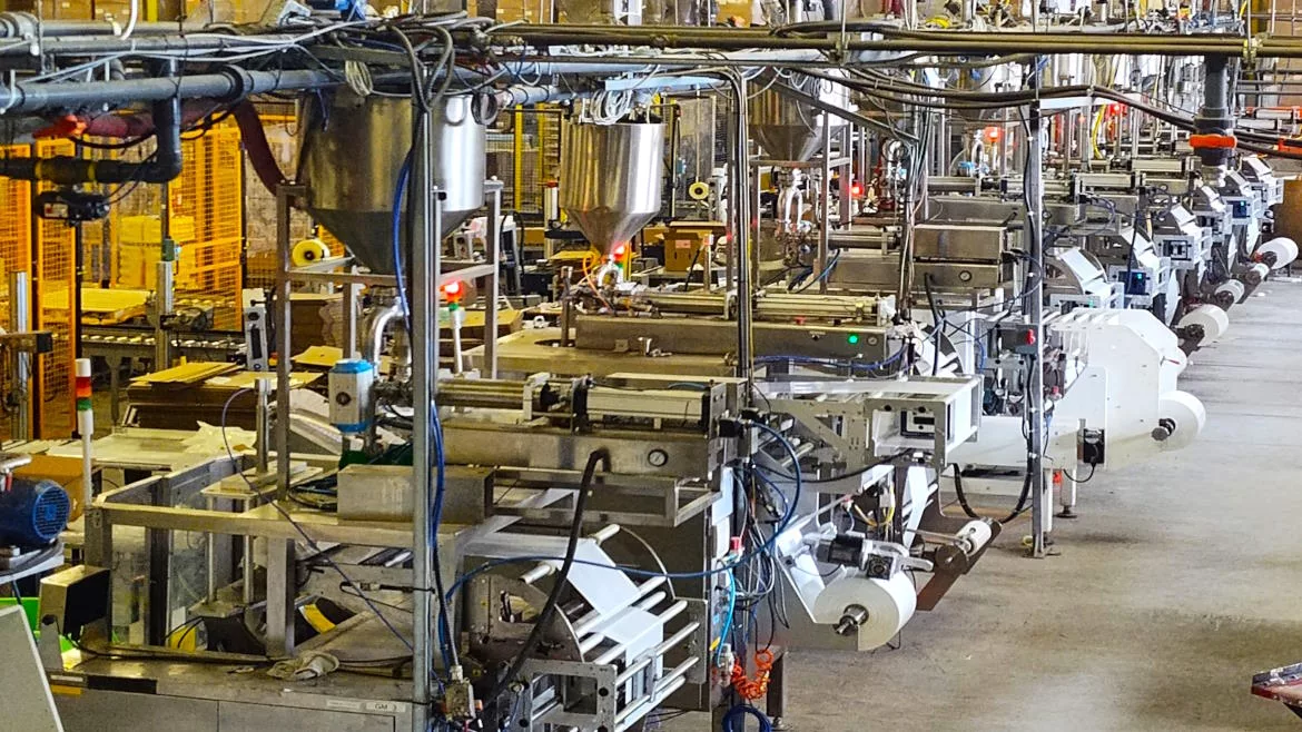 Gel Pack manufacturing plant. 