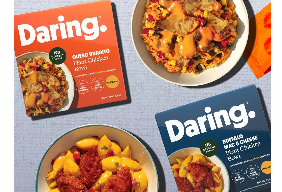 Daring Foods new frozen meals.
