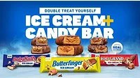 Butterfinger, Baby Ruth and 100 Grand Ice Cream Candy Bars