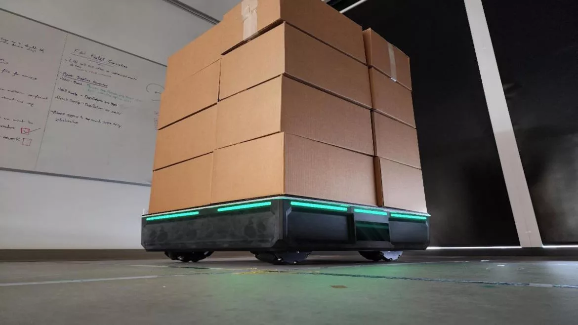 Logic Robotics debuted a new autonomous pallet mover.