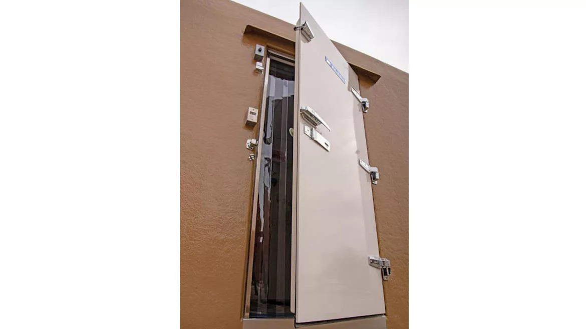 Replacement door for cold storage applications. 