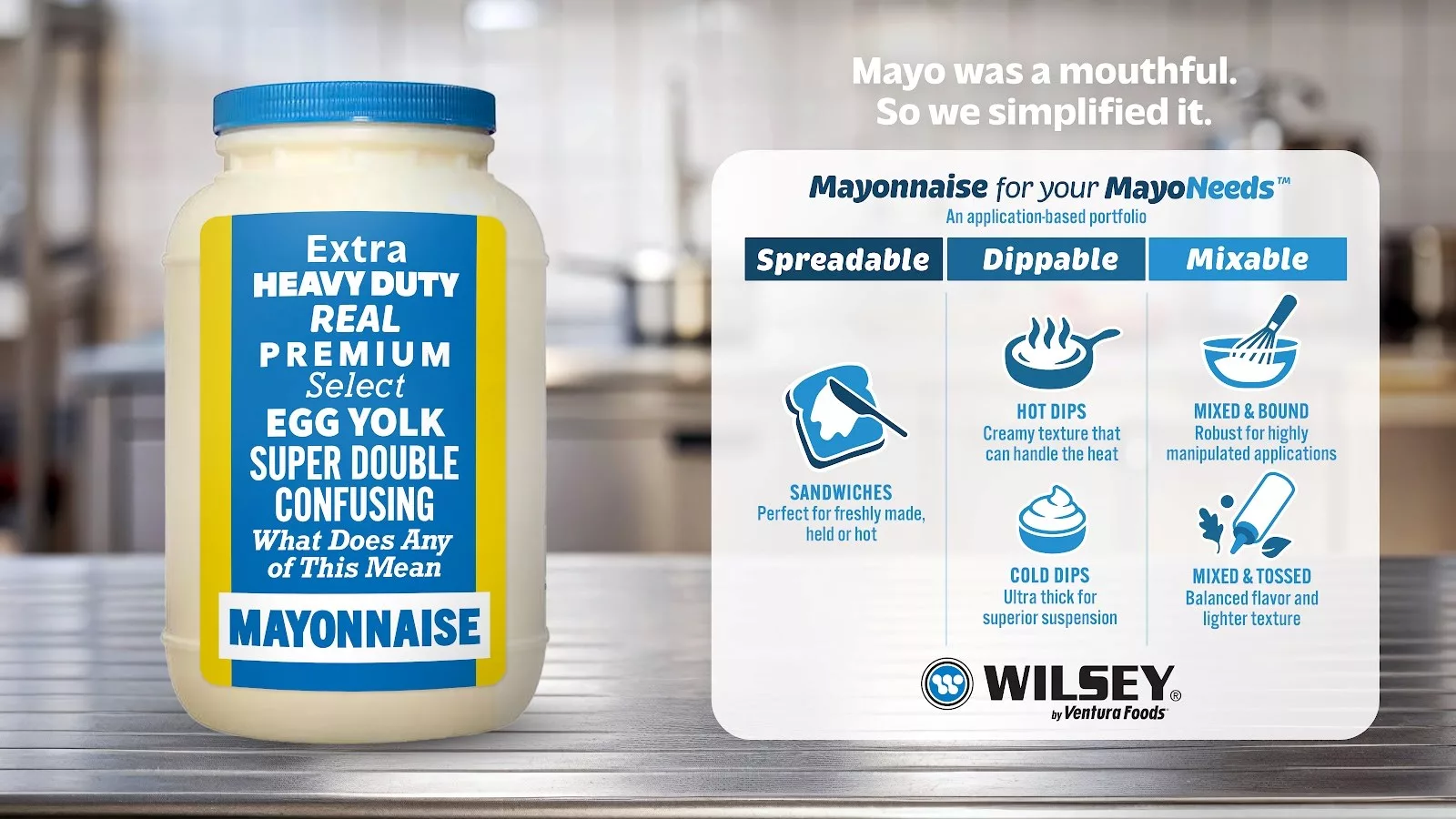 Mayo for foodservice