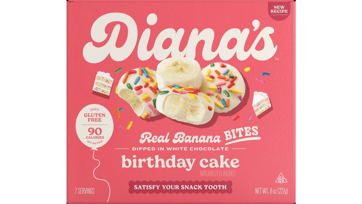Diana's Birthday Cake Banana Bites