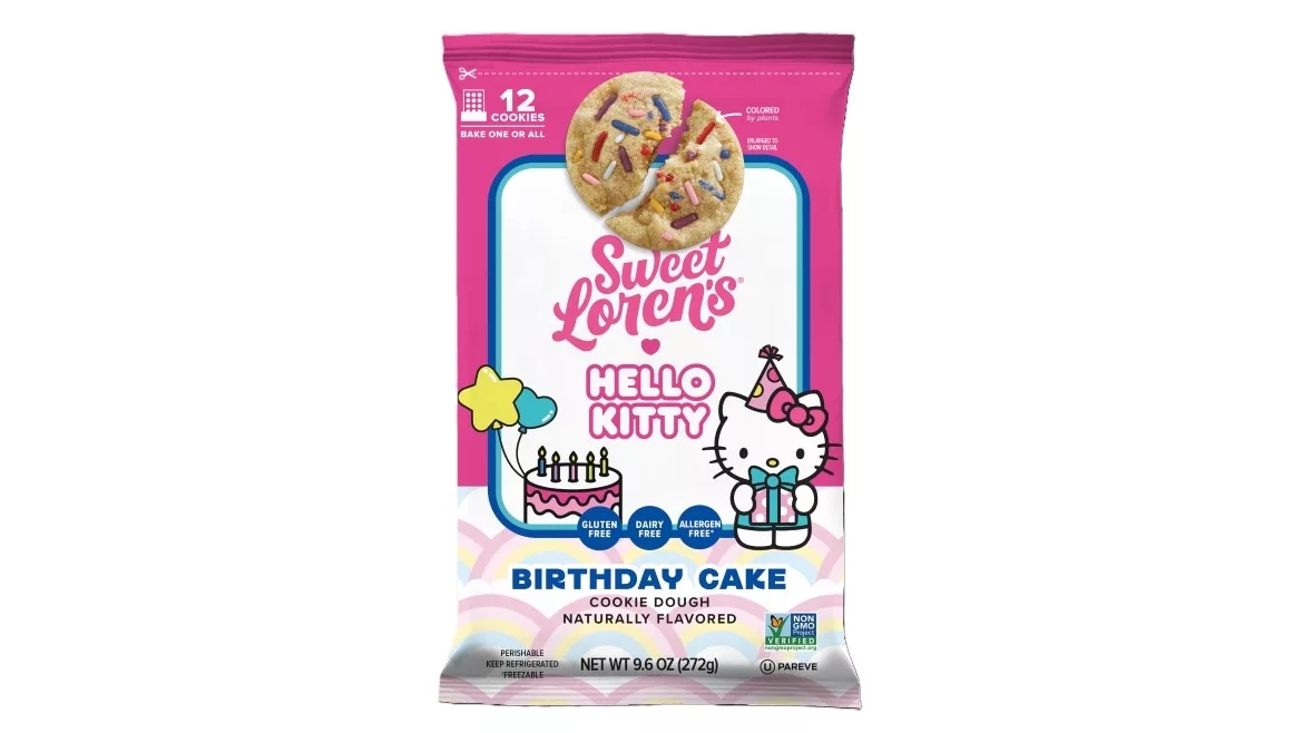 Sweet Loren's Hello Kitty Birthday Cake Cookie Dough