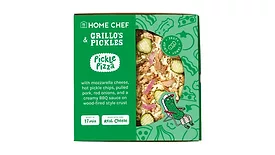 Home Chef Pickle Pizza with Grillo's Pickles