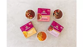 SAMBAZON Fruit- and Granola-Topped Smoothie and Acai Bowls