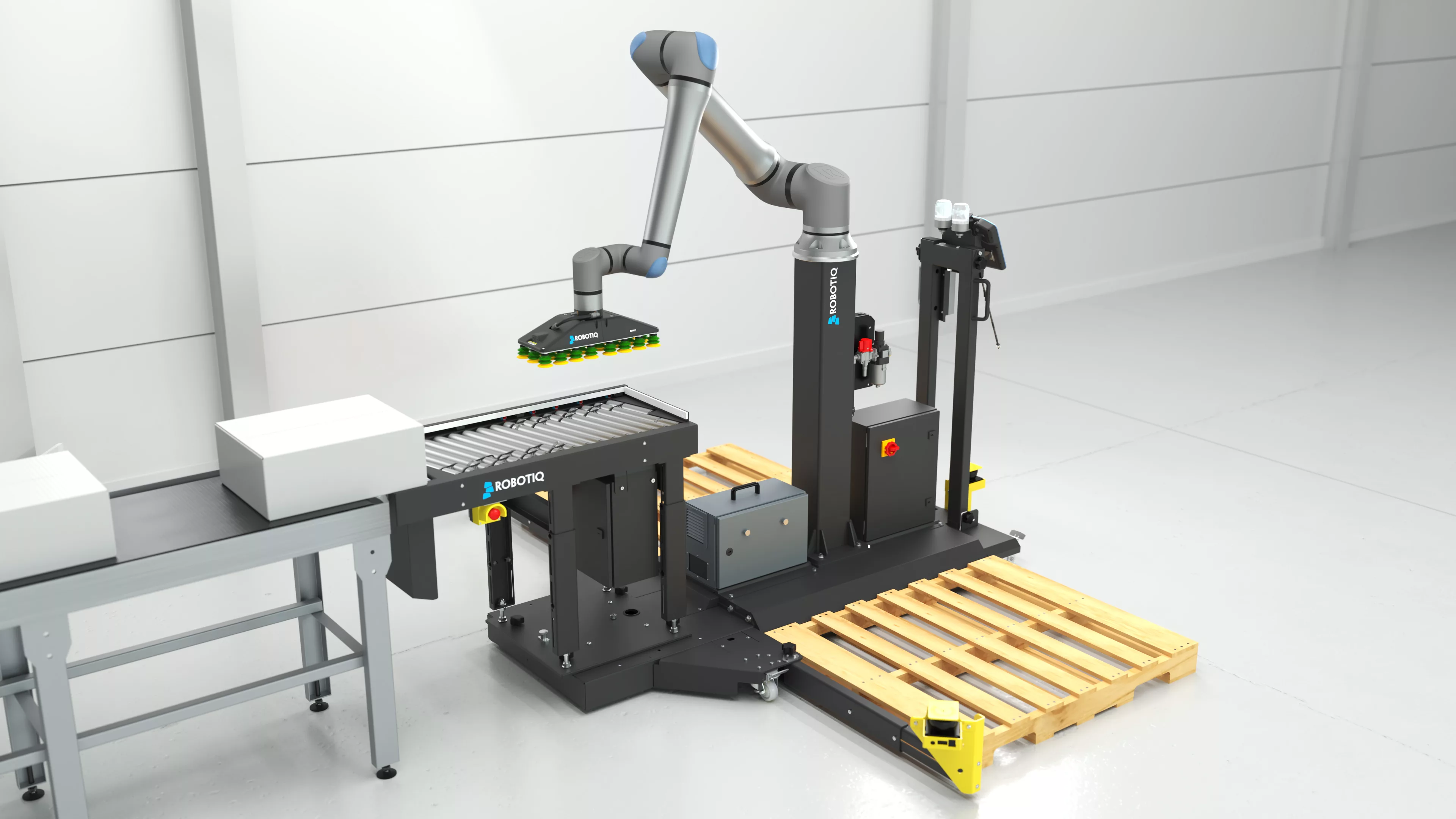Robotic palletizer