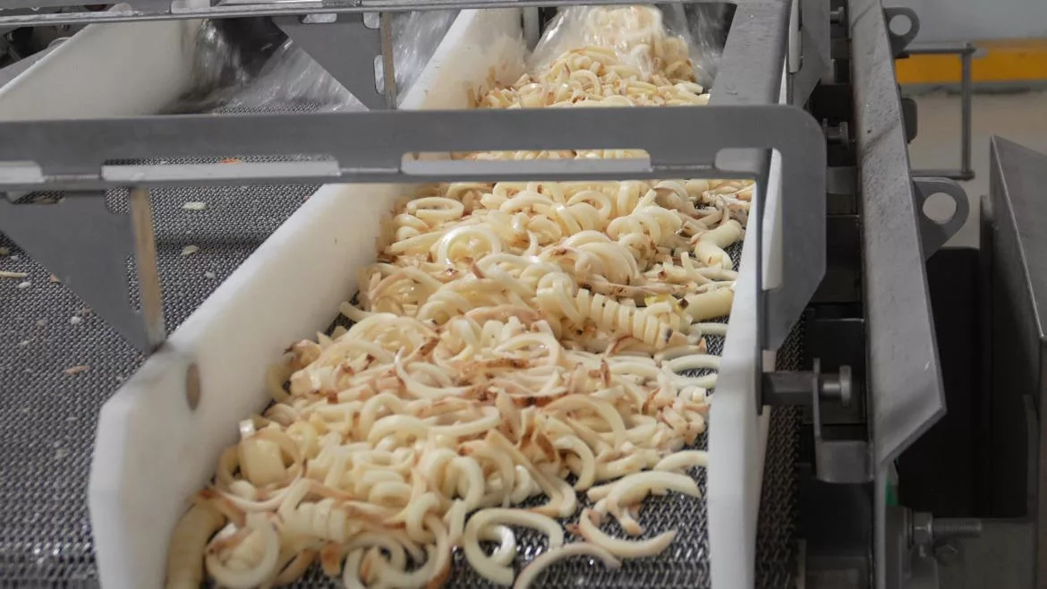 Vanmark's new curly fry processor. 