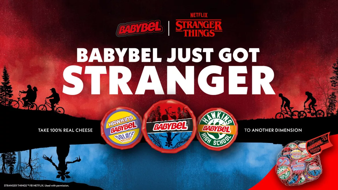 Babybel launches "Stranger Things" inspired cheese. 