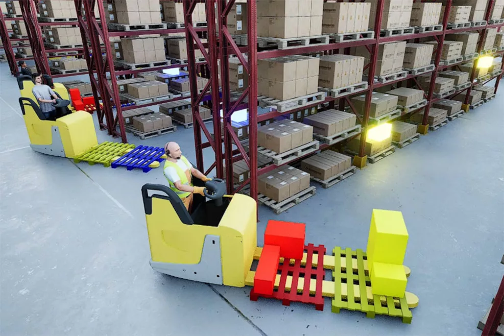 Lucas Systems pallet builder.