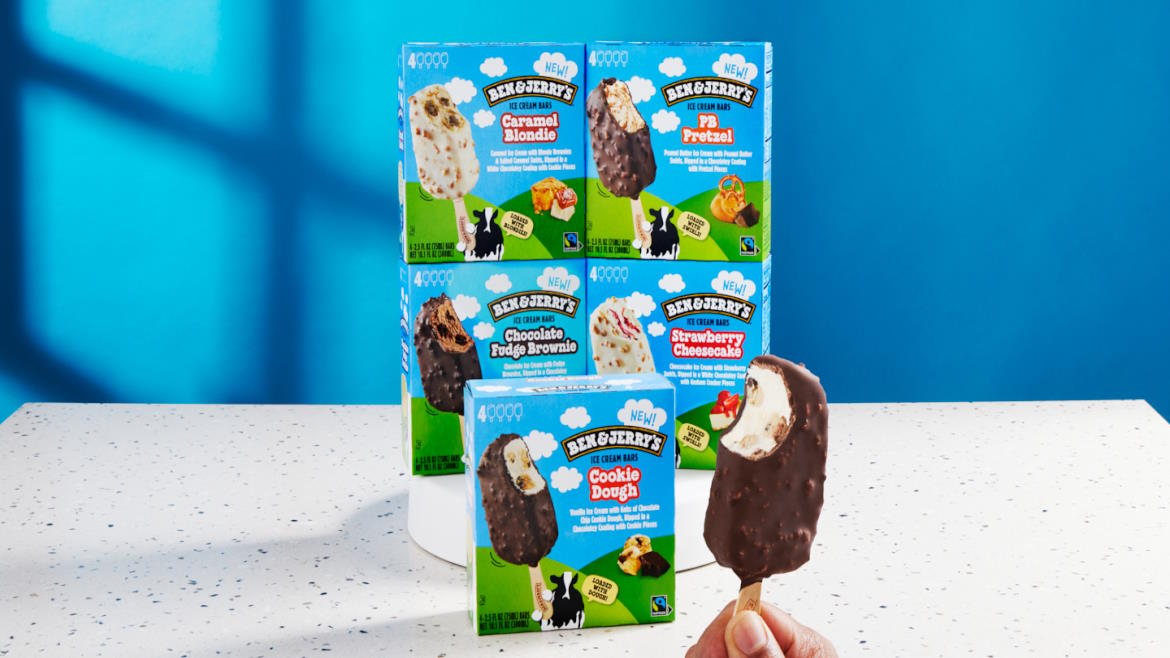 Ben & Jerry's Drops 5 Flavors of Ice Cream Bars | Refrigerated