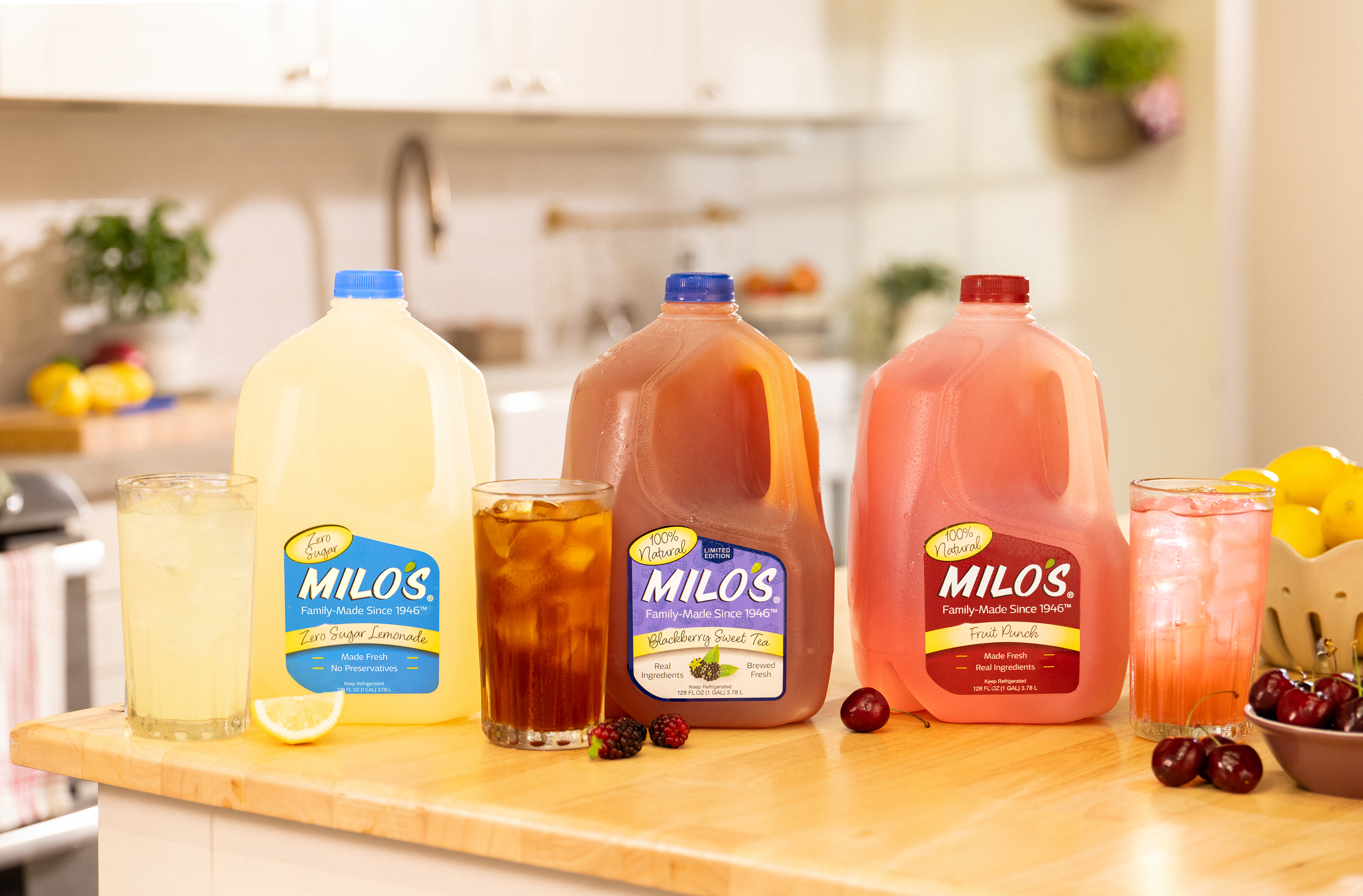 new teas, lemonade
