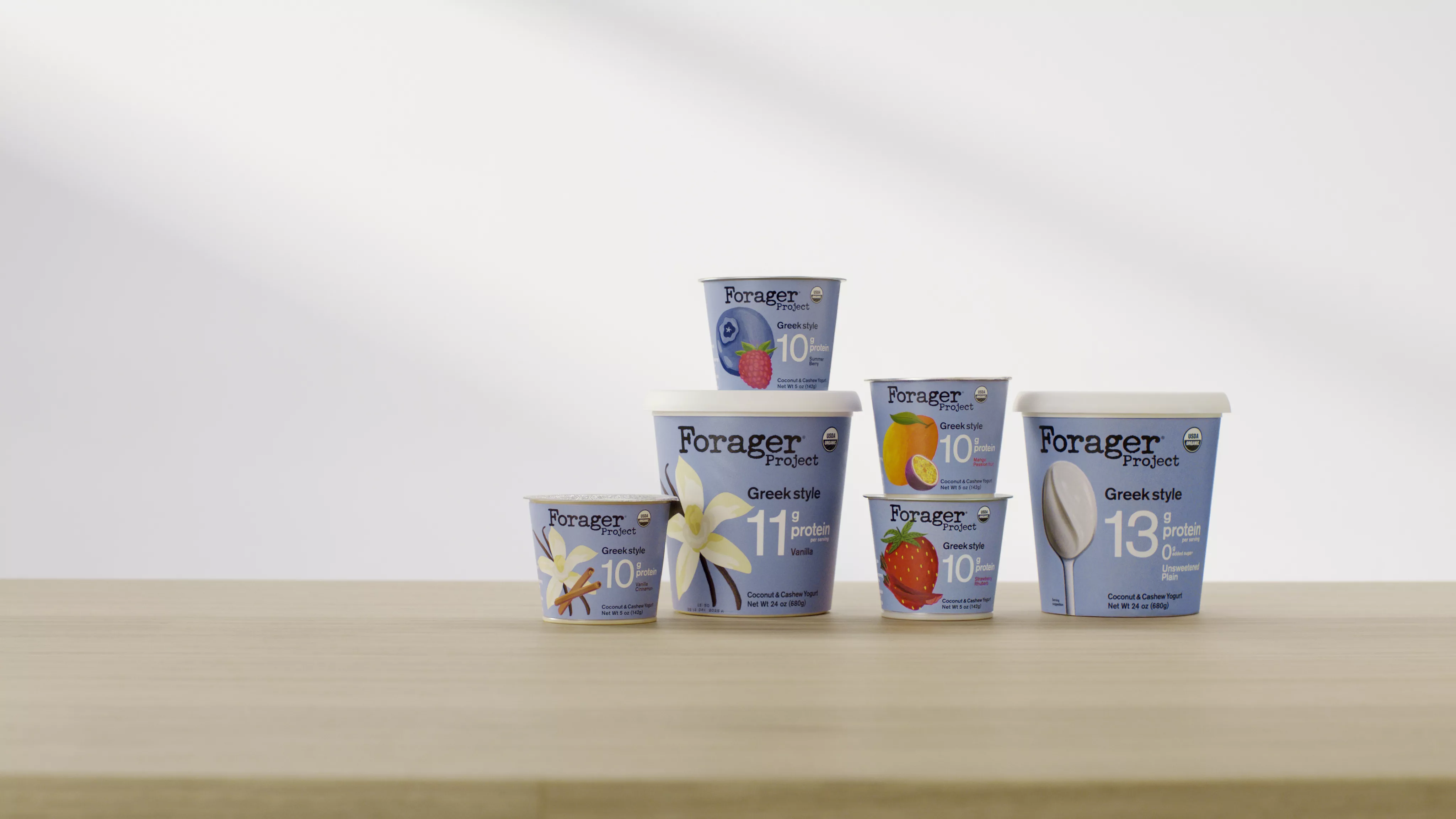 new Greek style yogurts