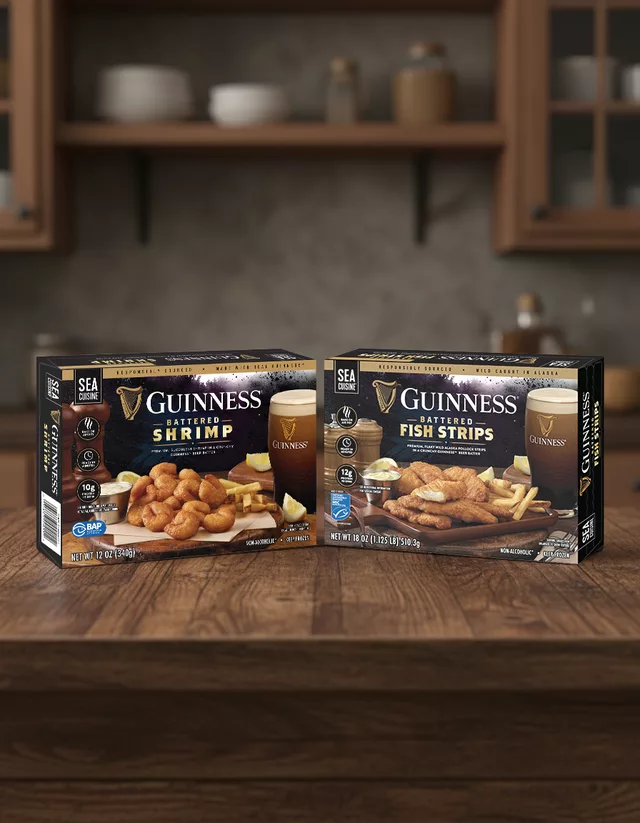 new Guiness battered seafoods