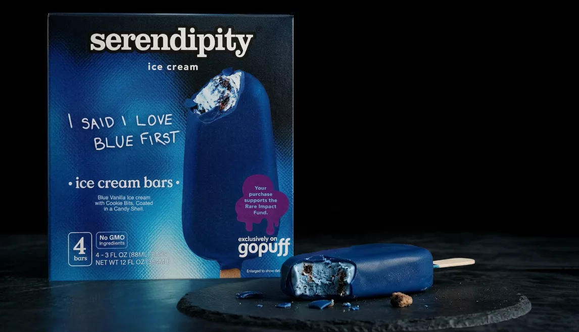LTO ice cream bars via Gopuff 