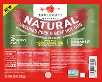 Natural Beef & Pork Hot Dogs 
