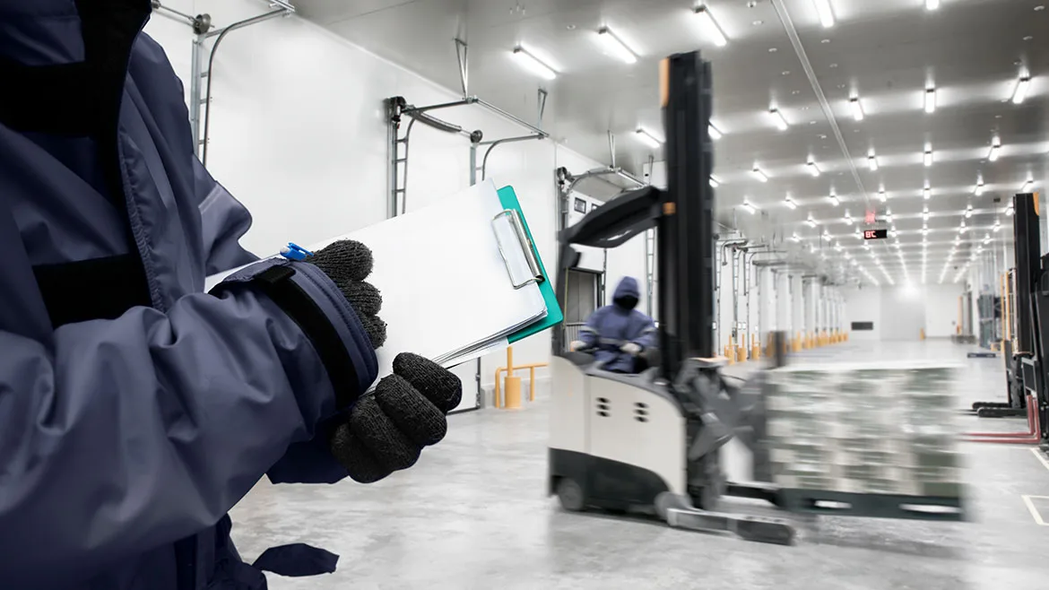 Cold storage worker.