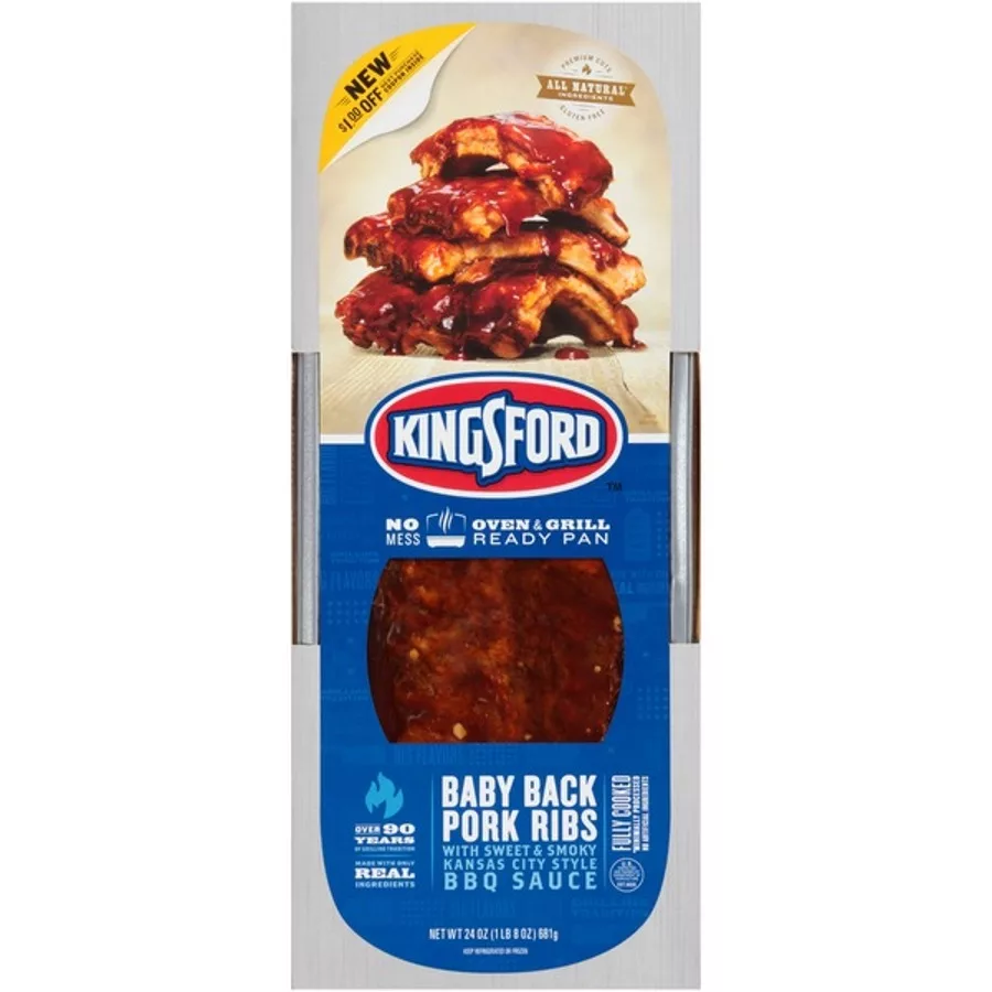 Advanta Kingsford baby back pork ribs