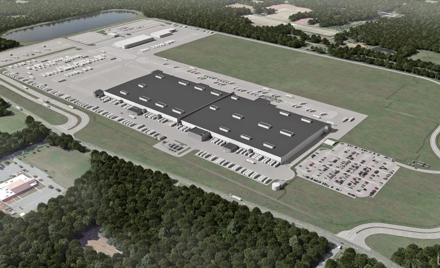 LEO A DALY Publix aerial rendering
