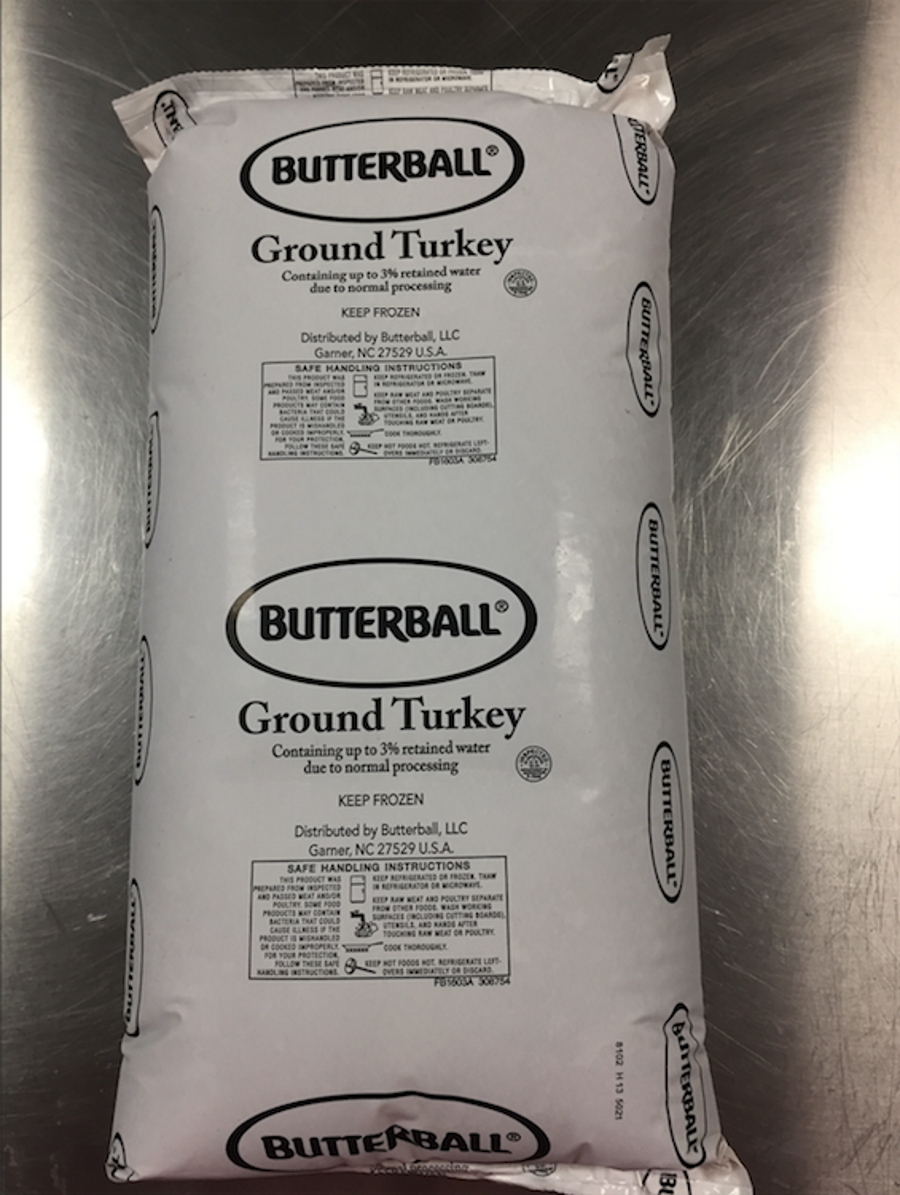 Butterball Foodservice Ground Turkey Clipless Packaging