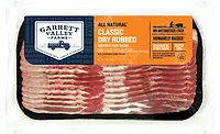 Garrett Valley Farms bacon packaging