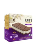 Julies Organic VanillaSandwich anniversary packaging