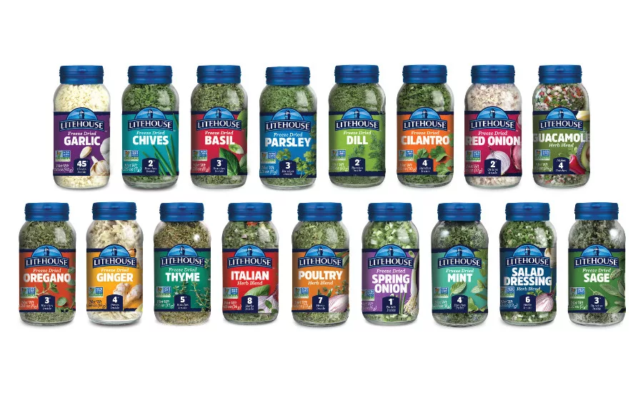 Litehouse Freeze Dried Herbs packaging