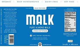 MALK Organics new label